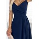 Rochie lunga bleumarin petrecuta Scarlett 7 - dyandra.ro