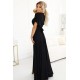 Rochie eleganta lunga neagra din brocard petrecuta Kasandra Rochie eleganta lunga neagra din brocard petrecuta Kasandra 3 - dyandra.ro