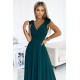 Rochie lunga eleganta verde petrecuta Soranya Rochie lunga eleganta verde petrecuta Soranya 4 - dyandra.ro