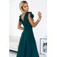 Rochie lunga eleganta verde petrecuta Soranya Rochie lunga eleganta verde petrecuta Soranya 5 - dyandra.ro