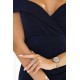 Rochie eleganta midi bleumarin navy mulata cu umerii goi CallieN Rochie eleganta midi bleumarin navy mulata cu umerii goi CallieN 7 - dyandra.ro
