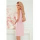 Rochie roz pudrat scuta Kozinne Rochie roz pudrat scuta Kozinne 3 - dyandra.ro