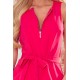Rochie de vara scurta roz zmeura Kozinne Rochie de vara scurta roz zmeura Kozinne 4 - dyandra.ro
