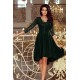Rochie midi verde din dantela Anastasia Rochie midi verde din dantela Anastasia 2 - dyandra.ro