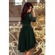 Rochie midi verde din dantela Anastasia Rochie midi verde din dantela Anastasia 3 - dyandra.ro