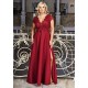 Rochie lunga eleganta XXL din dantela si paiete burgundy Arianza Rochie lunga eleganta XXL din dantela si paiete burgundy Arianza 2 - dyandra.ro