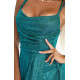 Rochie eleganta lunga glitter verde cu bust tip corset Precious Rochie eleganta lunga glitter verde cu bust tip corset Precious 3 - dyandra.ro
